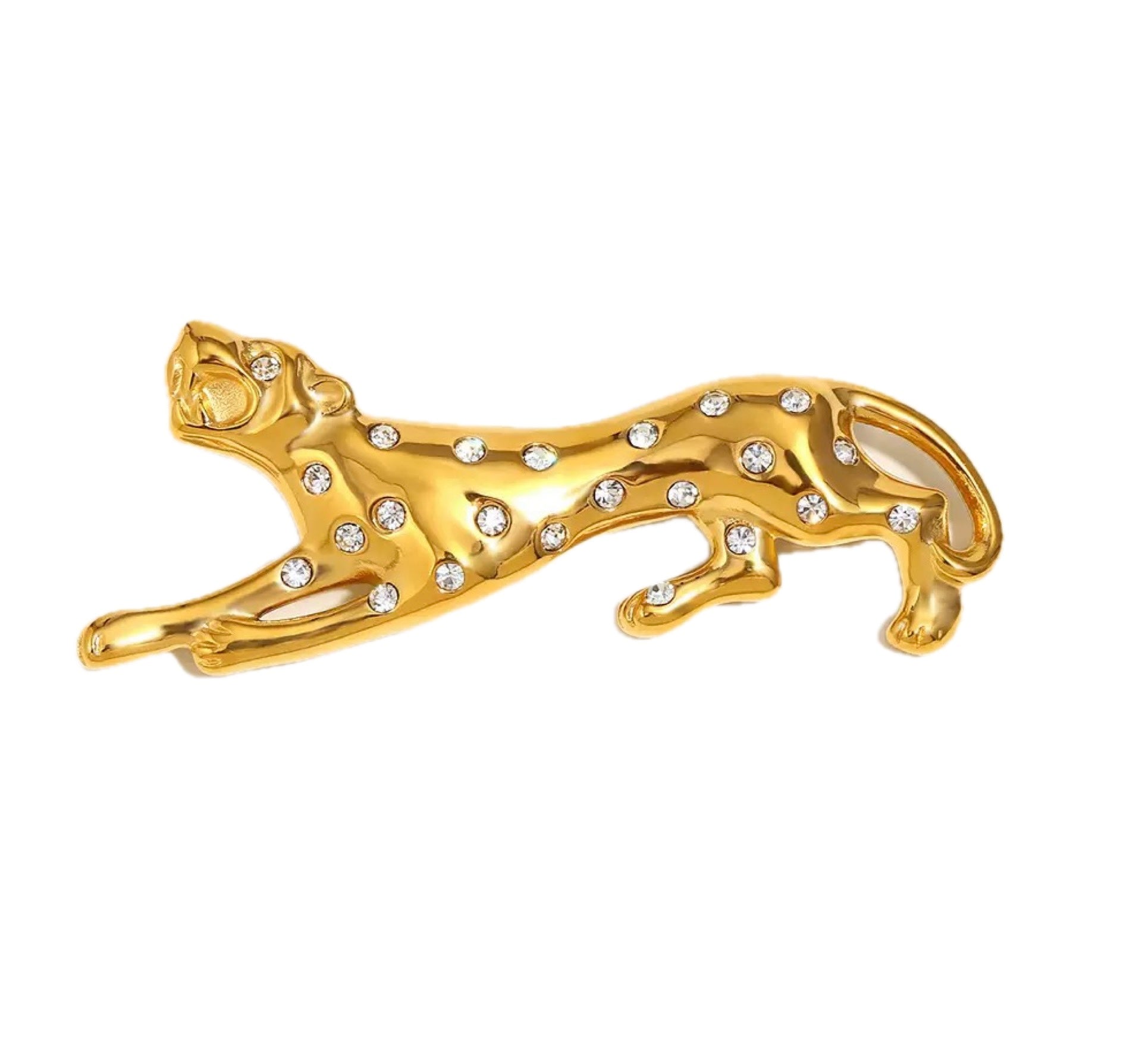 Leopard brooch