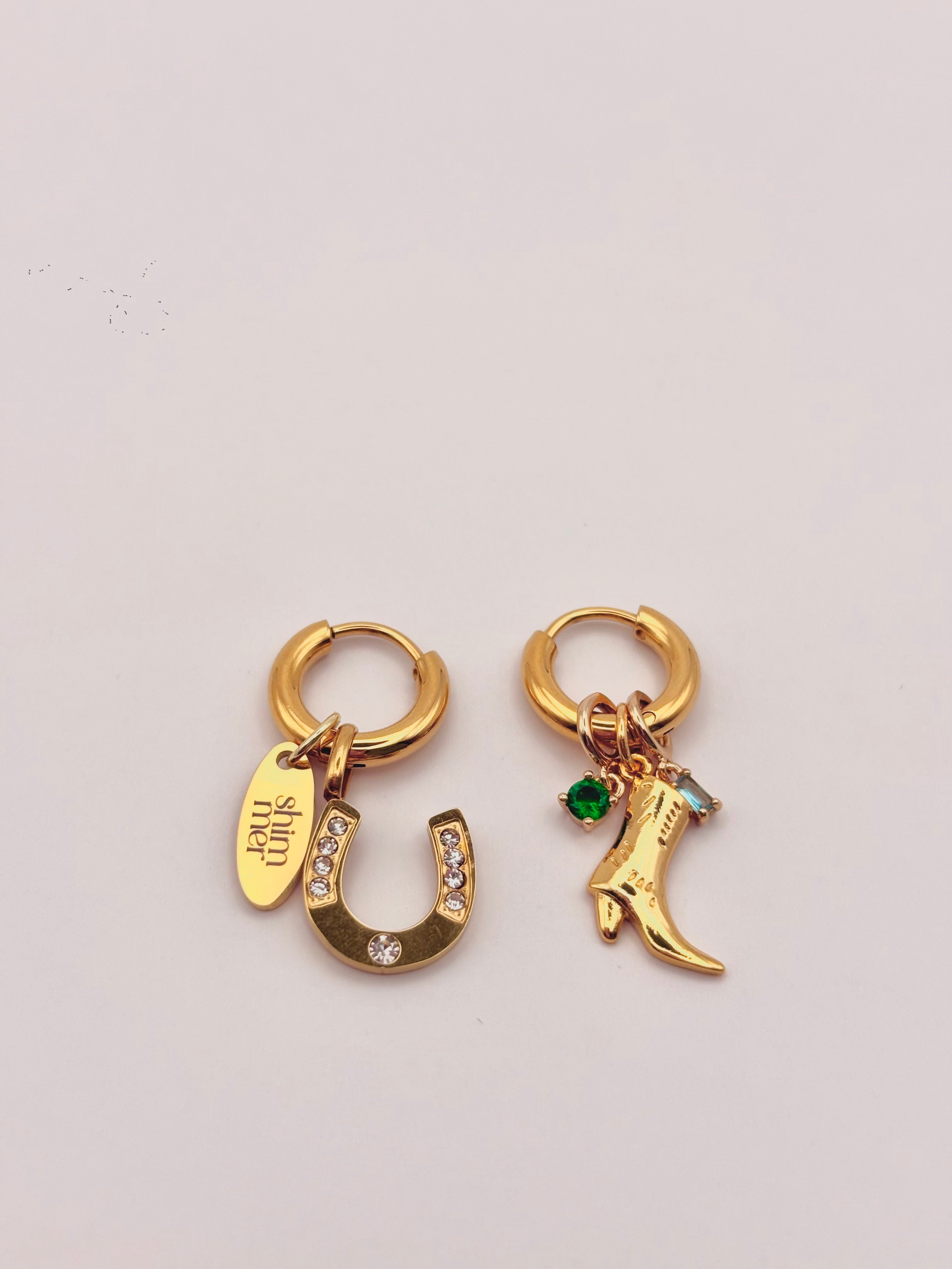 Asymmetrical Earrings – shimmer
