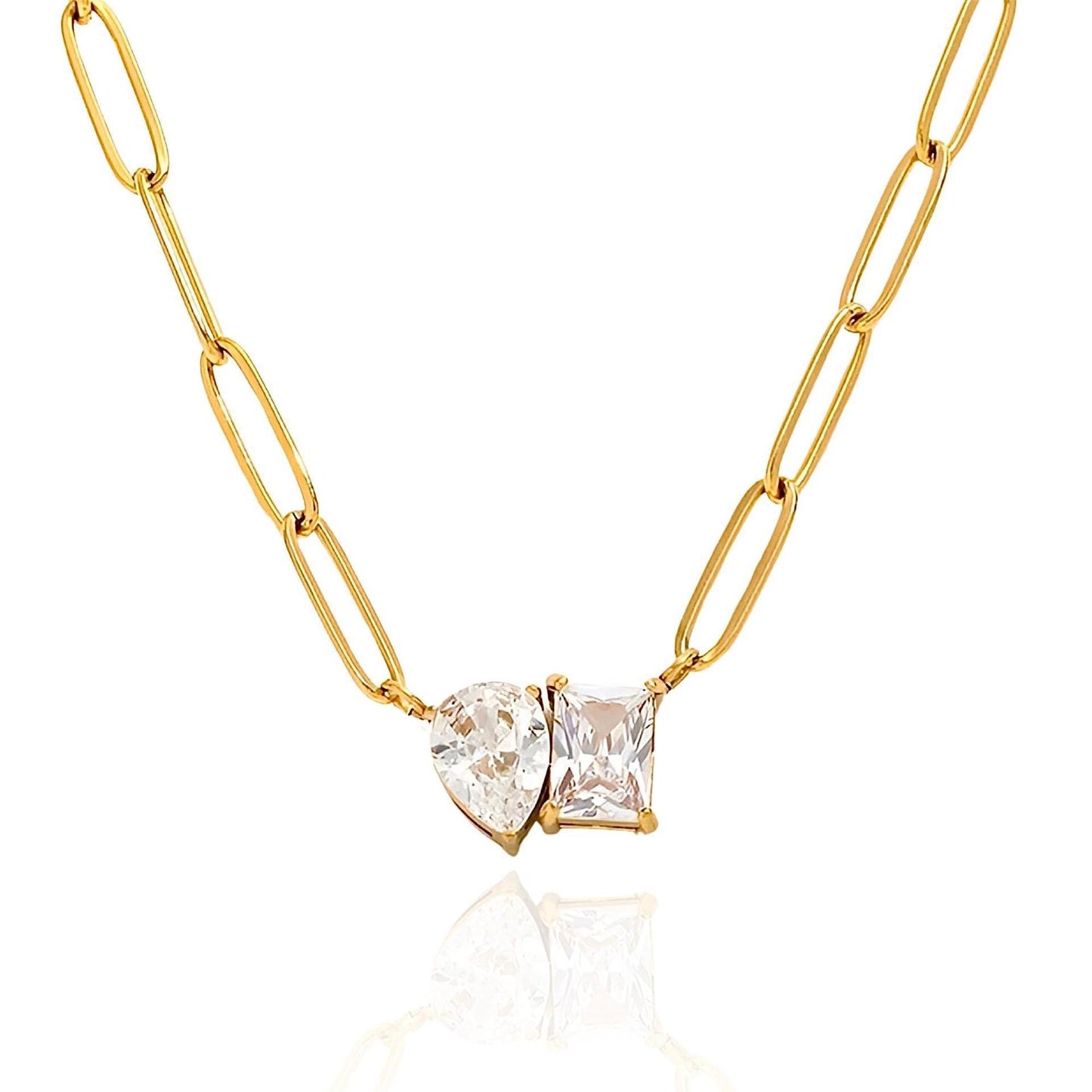 Diamond chain necklace