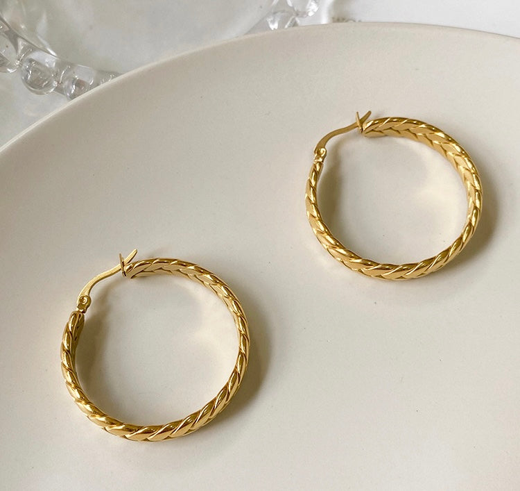 Classy Wheat Earrings